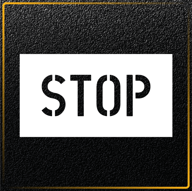 Stop - 9 inch